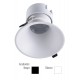 Foco Downlight LED COB Fijo Redondo Ø155mm 20w IP65 Konic VC, Blanco ó Negro